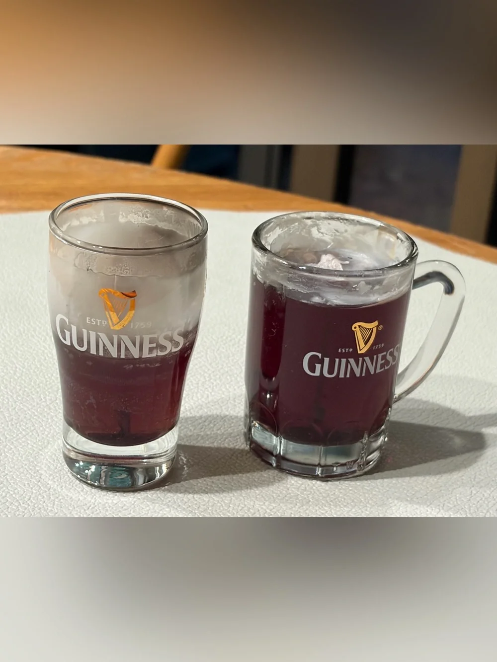 Guinness Ireland Glass Candle Set of 2 – Pint & Beer Mug Irish Pub Collectible